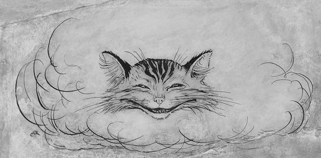 Рис. 9 – Артур Рэкхем. Чеширский кот. Иллюстрация к «Алисе в Стране чудес», 1907